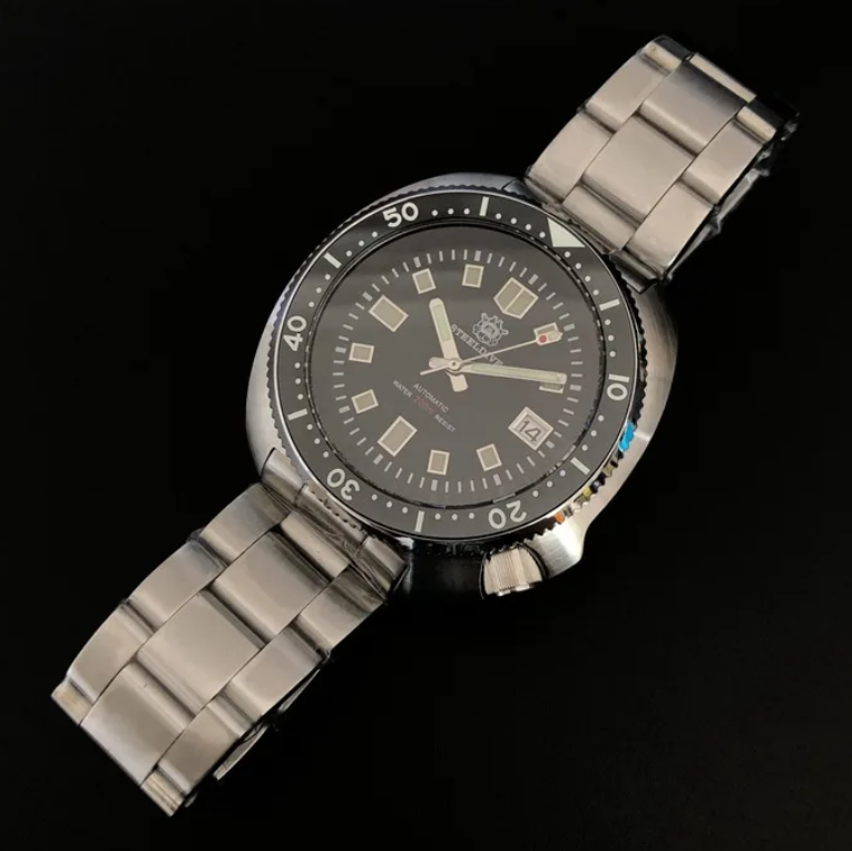 Seiko Watch Prospex - Мужские автоматические часы STEELDIVE, 43,8 мм,