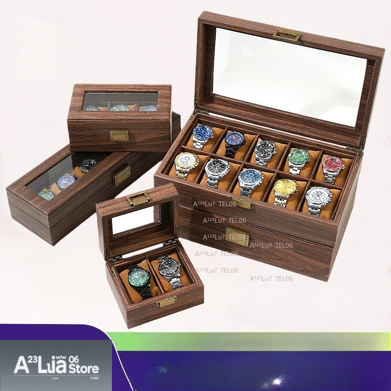Watch Display Box - Винтажная коробка для часов из искусственной