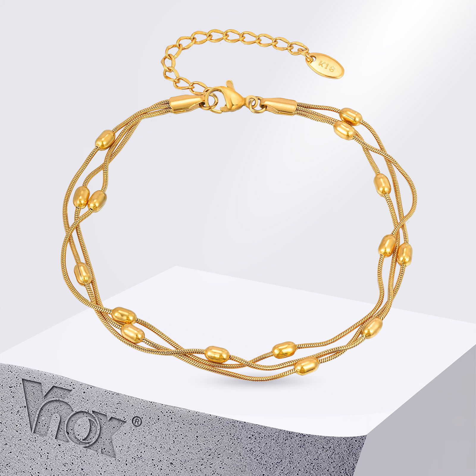 Vnox летние трехслойные брасле – обзор и цена Jc Jewelry & Watches Photos