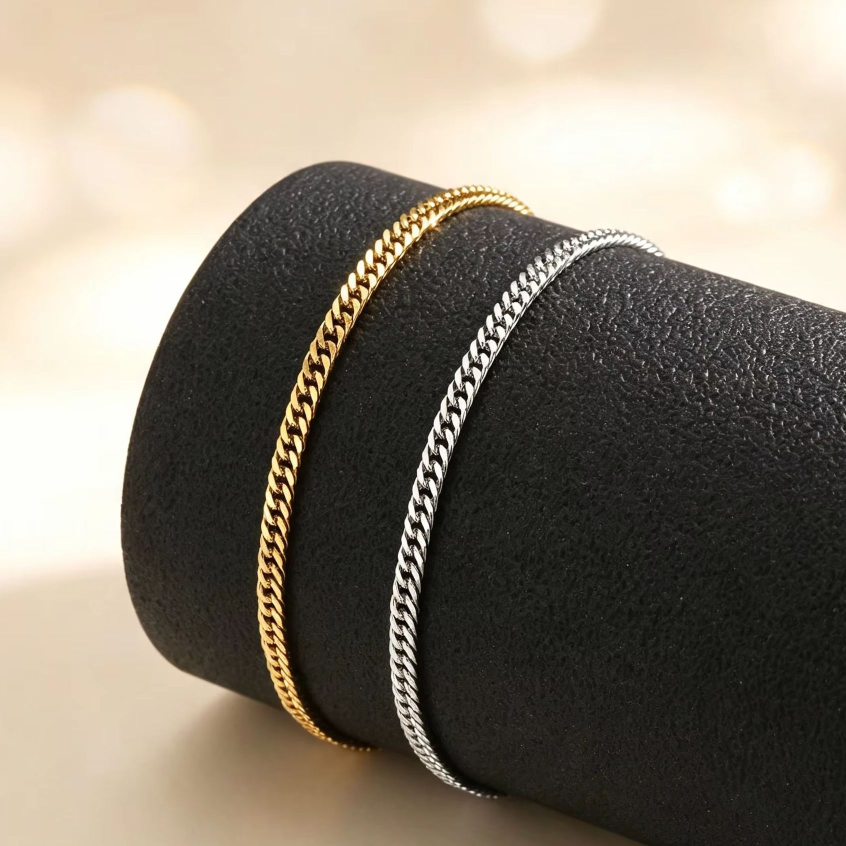 Тонкий кубинский браслет на но – обзор и цена Jc Jewelry & Watches Photos