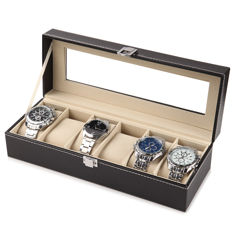 Европейская кожаная коробка дл – обзор и цена Watch Display Box